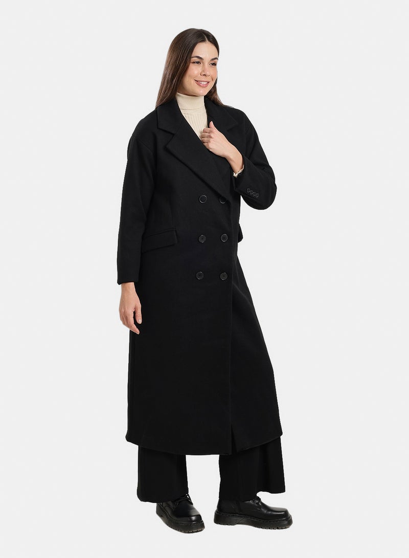 Clue Midi Coat With Notch Collar - Image 2